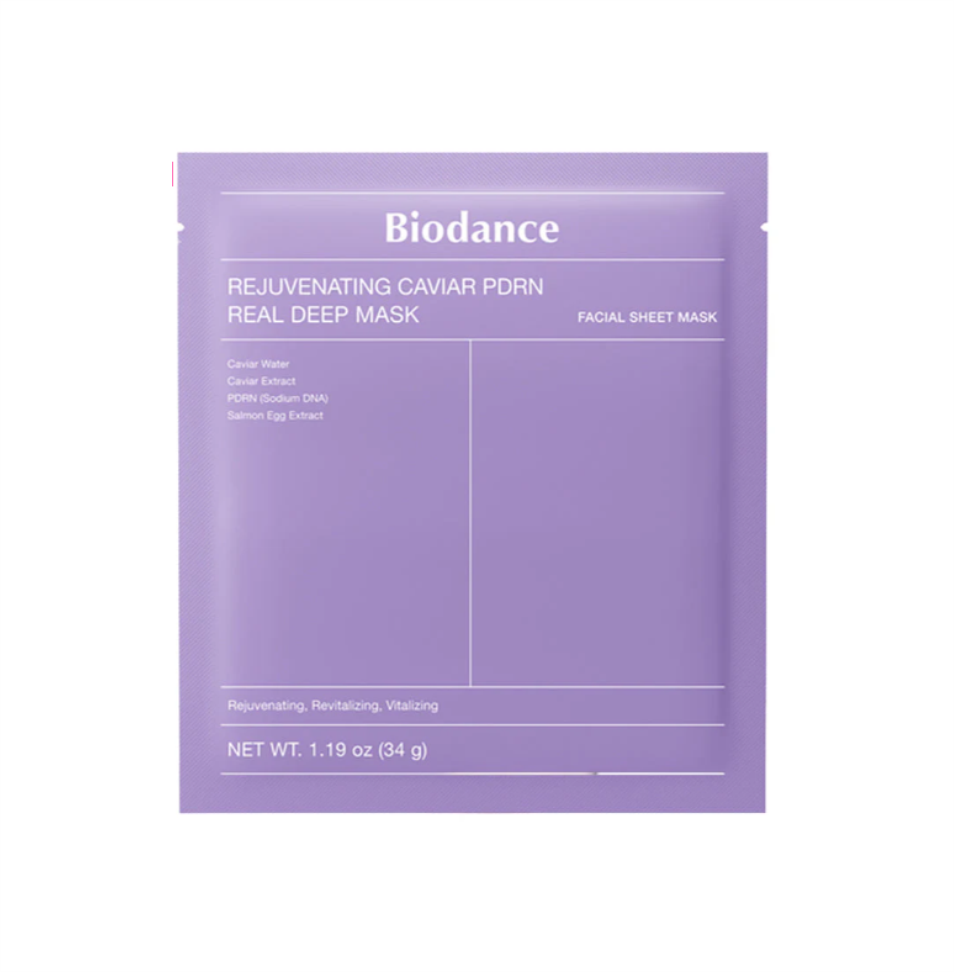 Rejuvenating Caviar PDRN Real Deep Mask | BIODANCE | Pack x4