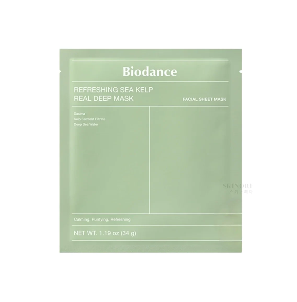 Refreshing Sea Kelp Real Deep Mask | BIODANCE | Pack x4