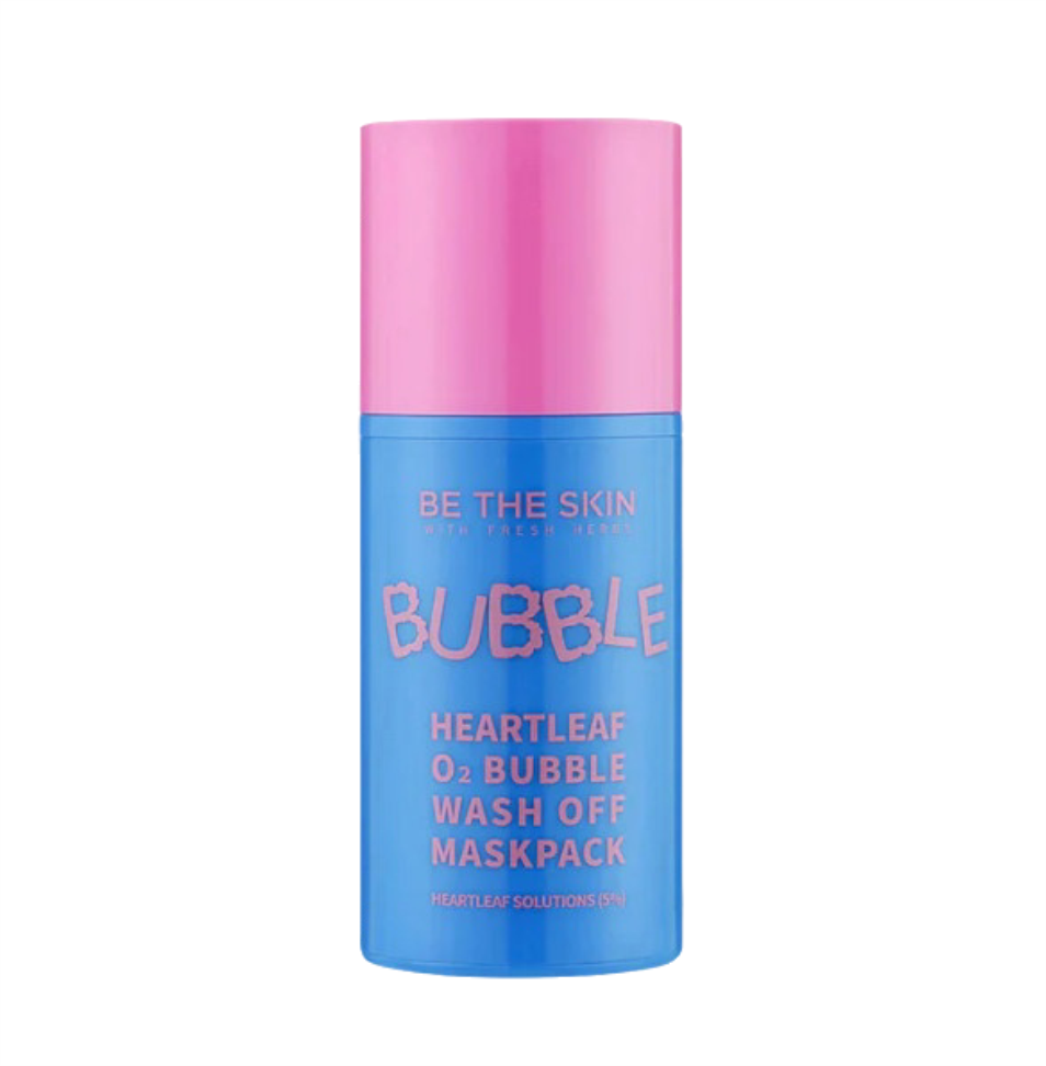Heartleaf O2 Bubble Wash Off Maskpack | BE THE SKIN | 50g