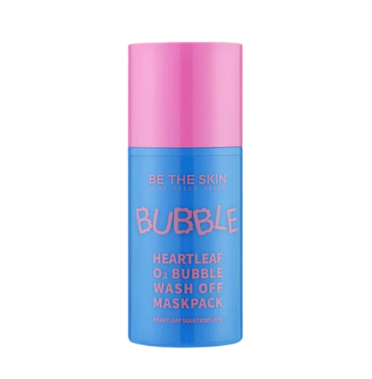 Heartleaf O2 Bubble Wash Off Maskpack | BE THE SKIN | 50g