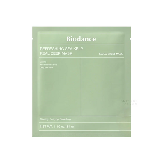 Refreshing Sea Kelp Real Deep Mask | BIODANCE | Pack x4