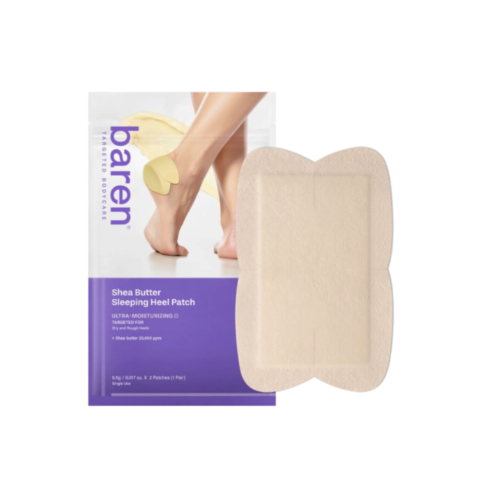 Shea Butter Sleeping Heel Patch | baren | 2 unidades