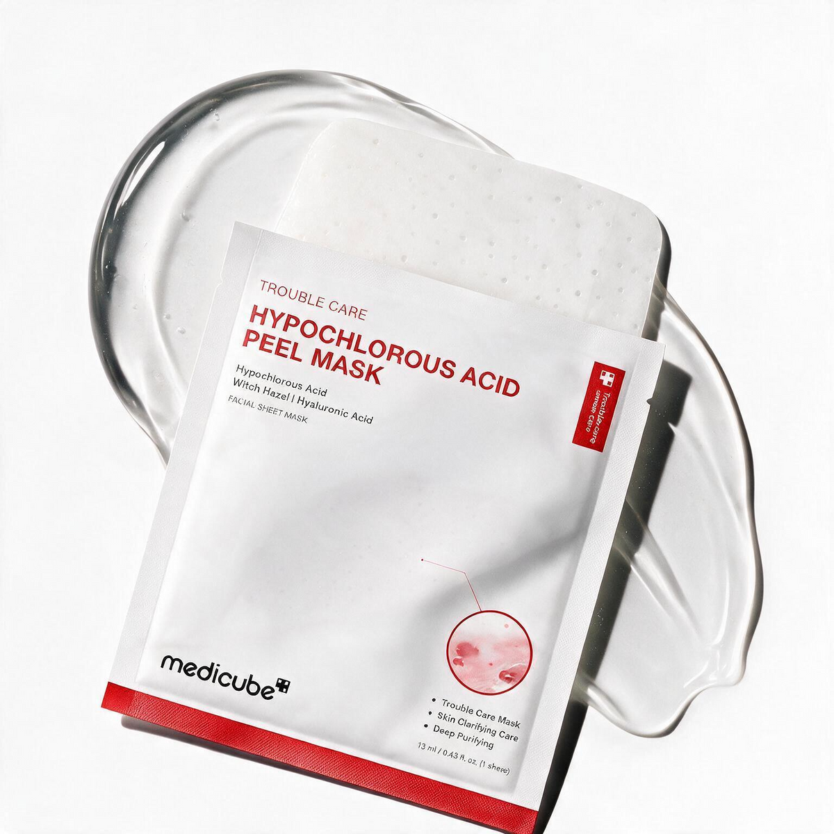 Hypochlorous Acid Peel-Off Sheet Mask | Medicube | 3 unidades