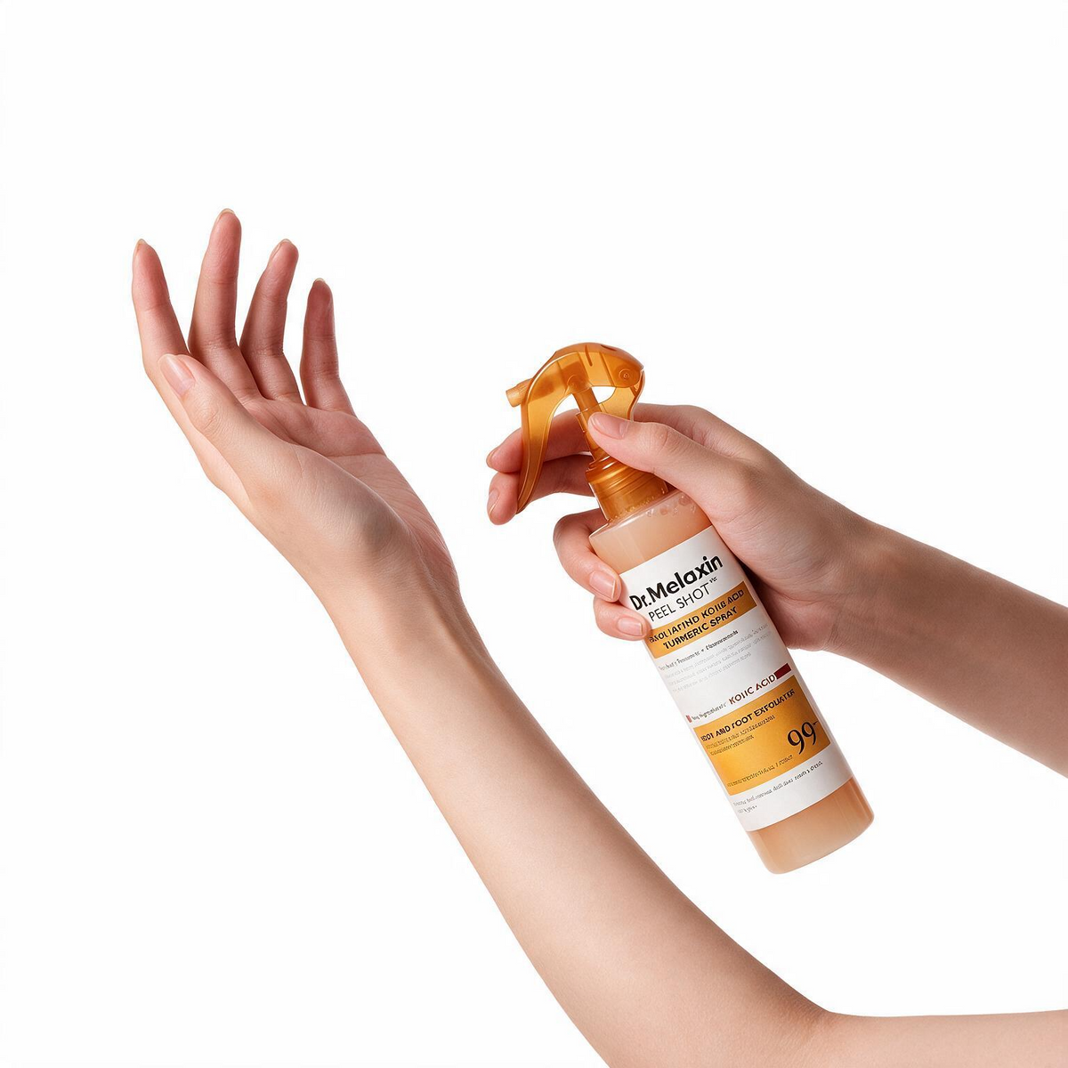 Peel Shot Exfoliating Kojic Acid Turmeric Spray | Dr.Melaxin | 200ml