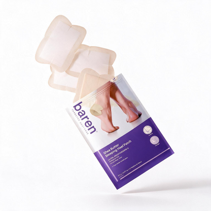 Shea Butter Sleeping Heel Patch | baren | 2 unidades