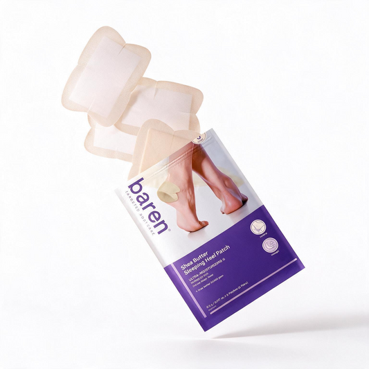 Shea Butter Sleeping Heel Patch | baren | 2 unidades