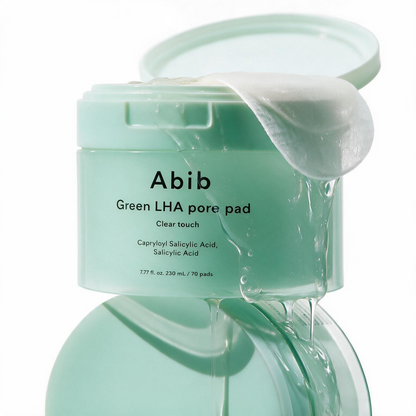 Green LHA Pore Pad Clear Touch | Abib | 210ml / 60 pads