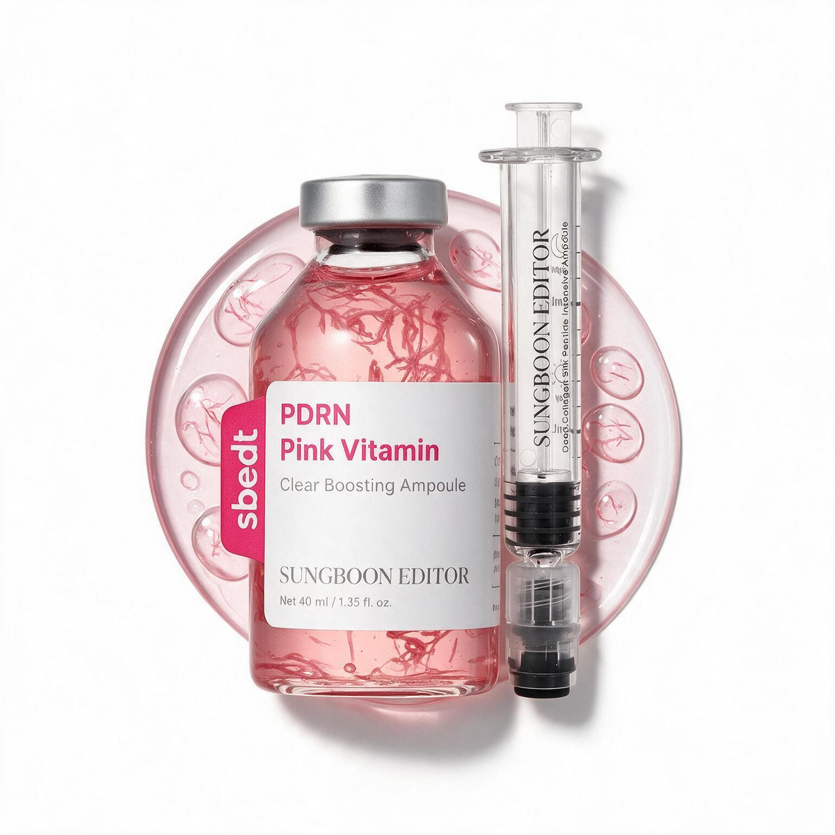 PDRN Pink Vitamin Glow Boosting Ampoule | Sungboon Editor | 40ml