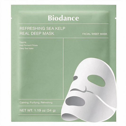 Refreshing Sea Kelp Real Deep Mask | BIODANCE | Pack x4