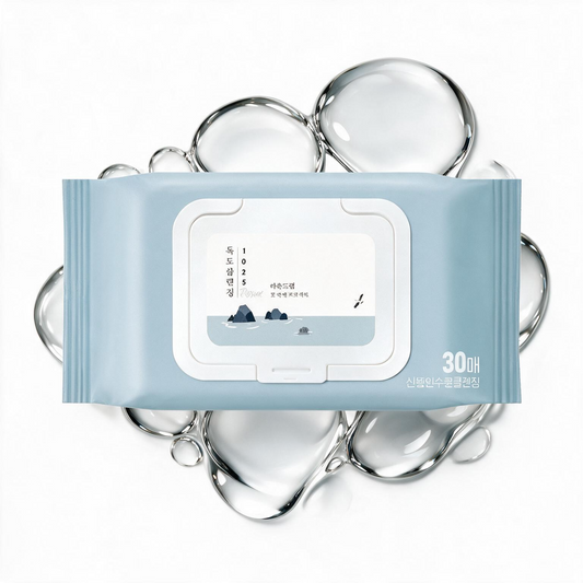 1025 Dokdo Cleansing Tissue | Round Lab | 30 unidades