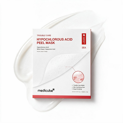 Hypochlorous Acid Peel-Off Sheet Mask | Medicube | 3 unidades