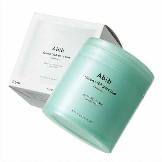 Green LHA Pore Pad Clear Touch | Abib | 210ml / 60 pads