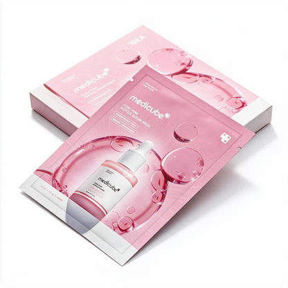 PDRN Pink Peptide Serum Mask Set | Medicube | 10 láminas