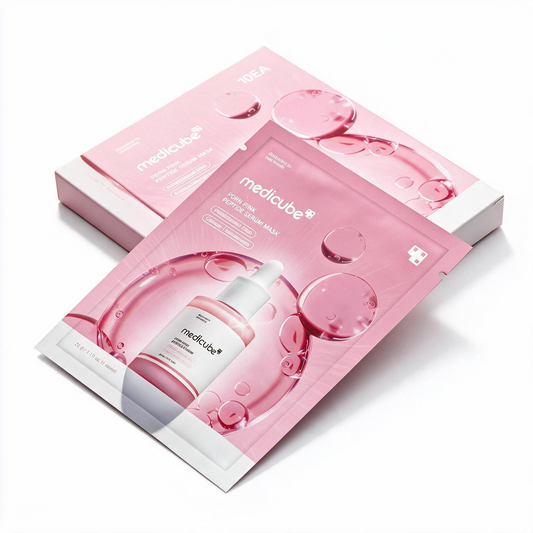 PDRN Pink Peptide Serum Mask Set | Medicube | 10 láminas