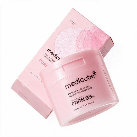 PDRN Pink Collagen Toning Gel Toner Pad | Medicube | 70 pads