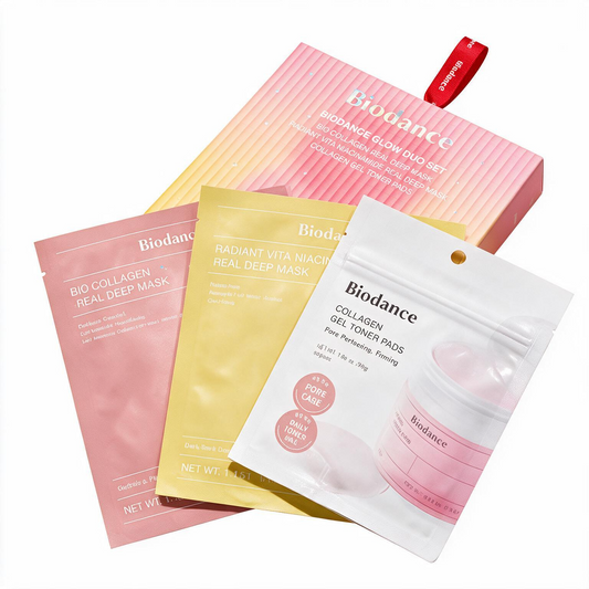 Glow Duo Set | Biodance | 6 masks + 10 pads